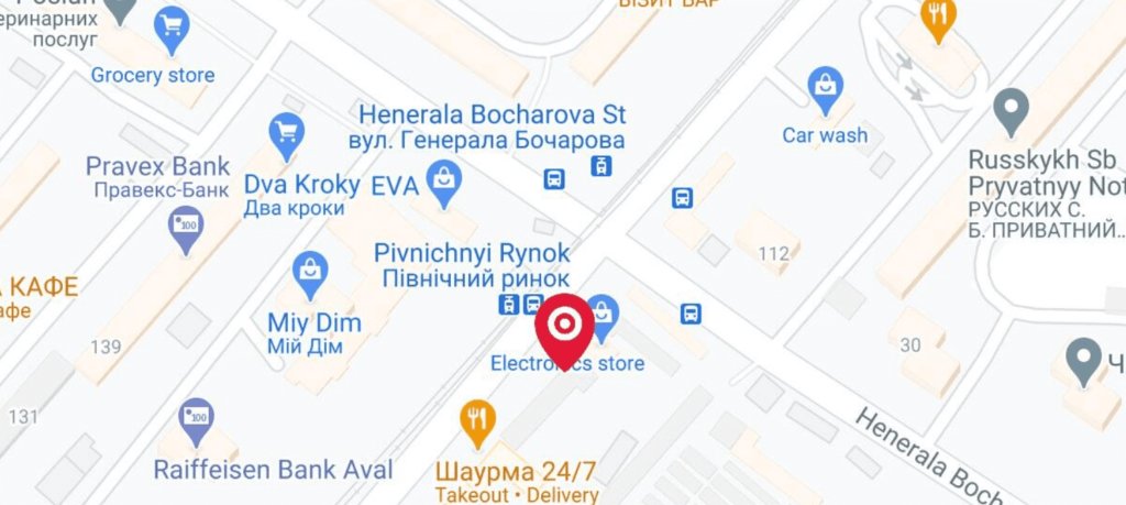 вставка карты на сайте allo.ua