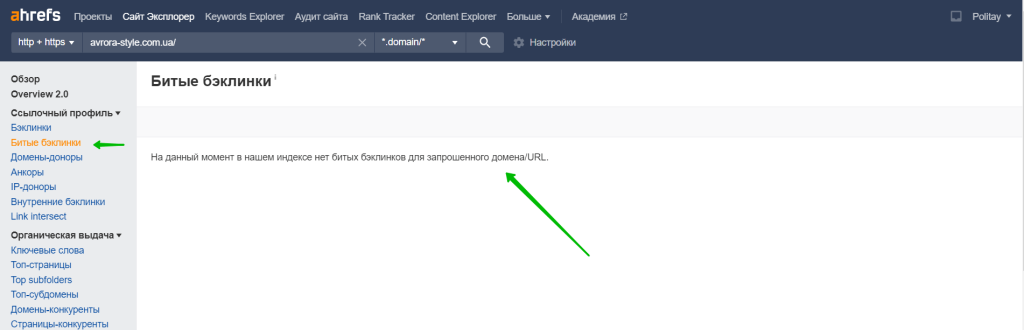 неточные данные в ahrefs